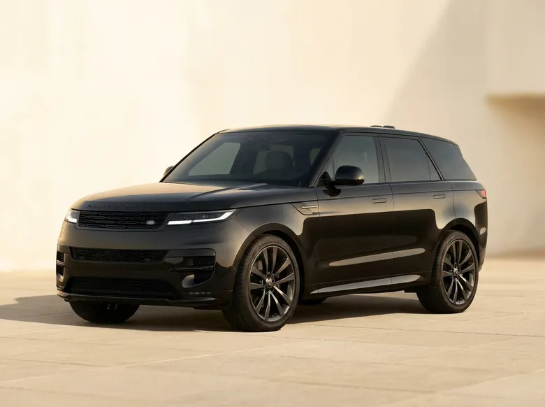 Black Range Rover Sport luxury SUV